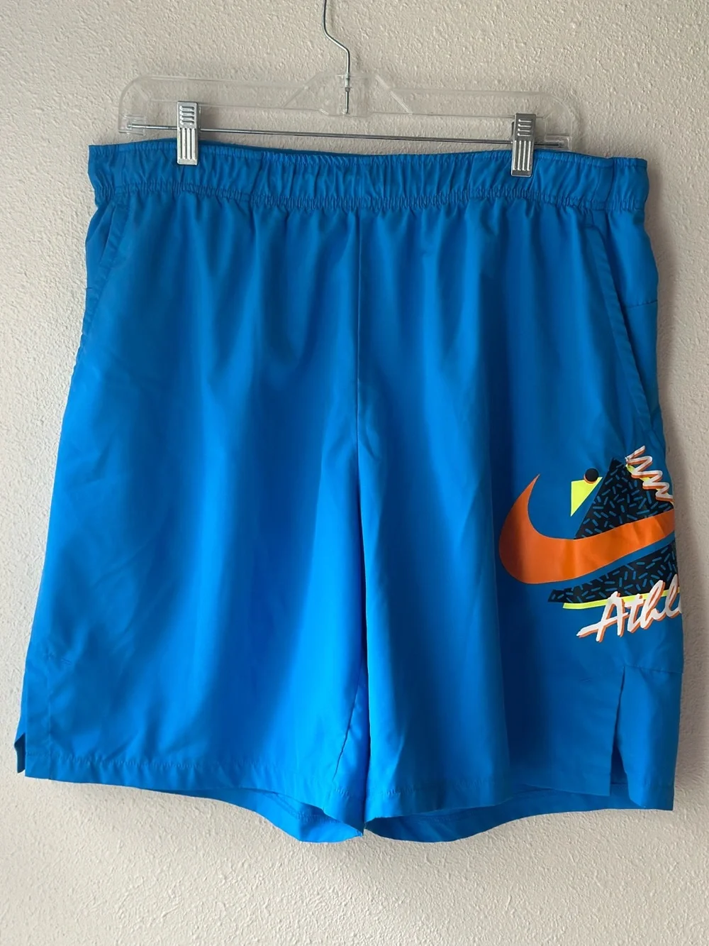 Nike Men’s Dri-FIT Blue Graphic Training Shorts XL - Picture 4 of 5